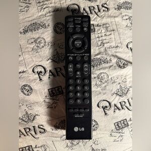 LG Black Remote Control